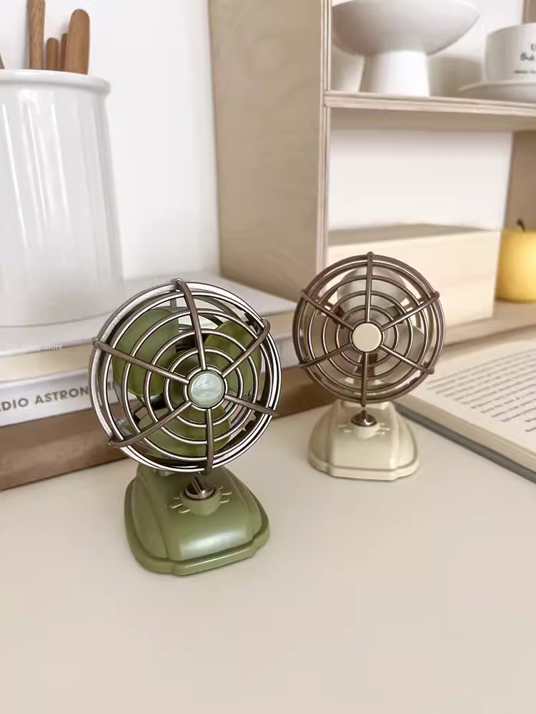 Office Furniture Suppliers - Retro Desktop kleiner Lüfter USB-Aufladung Mini