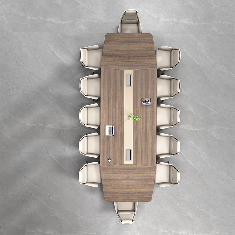 Moderner Großer Holz-Besprechu – Office Furniture Factory Bewertung und Preis